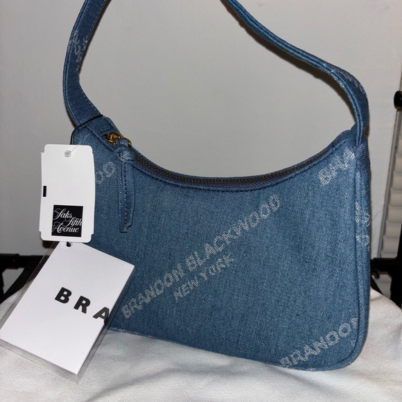 Brandon Blackwood Handbags - Brandon Blackwood Blue Denim Women's Bag